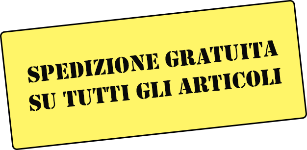 Spedizione gratuita su tutti gli articoli